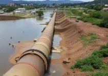 adutora se rompe em Xerém
