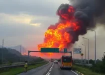 explosão na Dutra