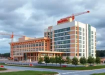 ampliação de hospital
